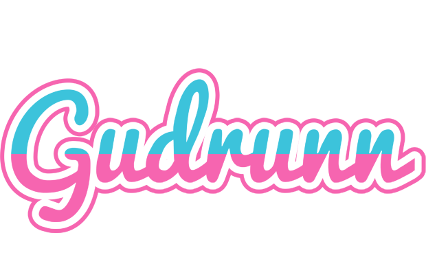 Gudrunn woman logo