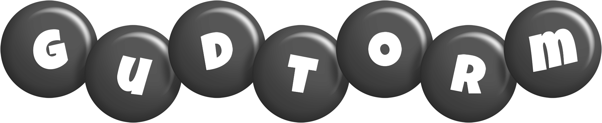 Gudtorm candy-black logo