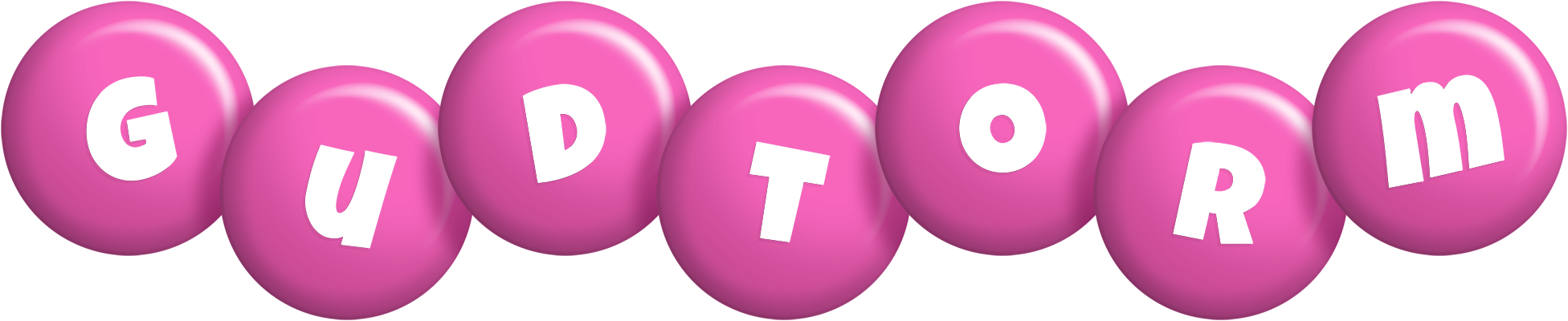 Gudtorm candy-pink logo