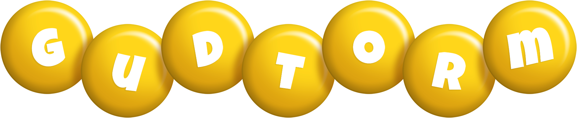 Gudtorm candy-yellow logo