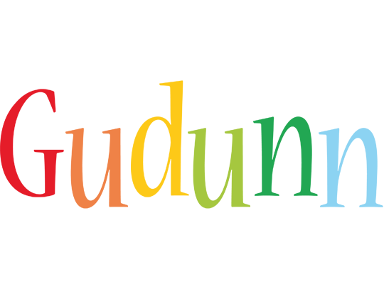 Gudunn birthday logo
