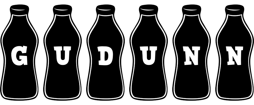 Gudunn bottle logo