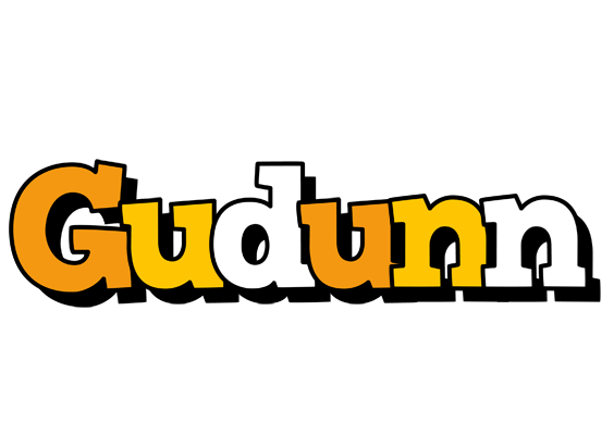 Gudunn cartoon logo