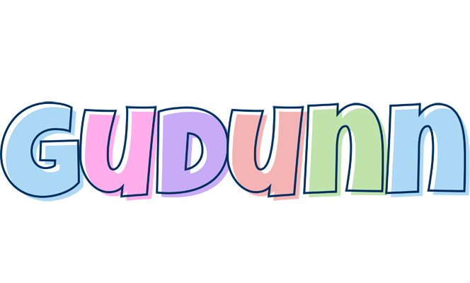 Gudunn pastel logo