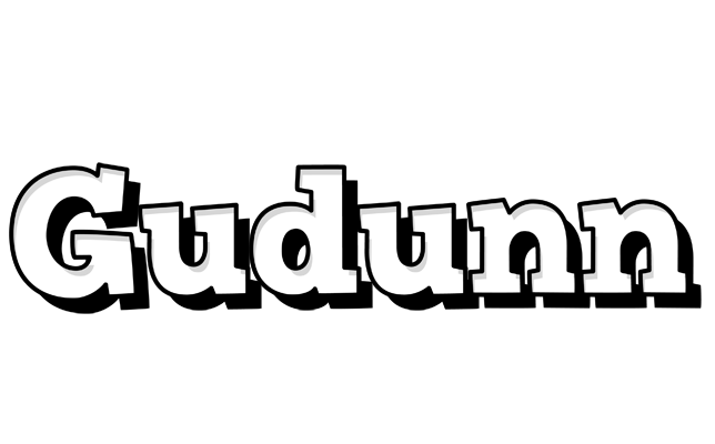 Gudunn snowing logo