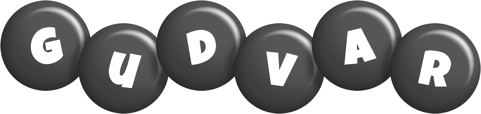 Gudvar candy-black logo