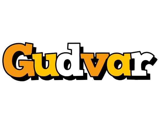 Gudvar cartoon logo
