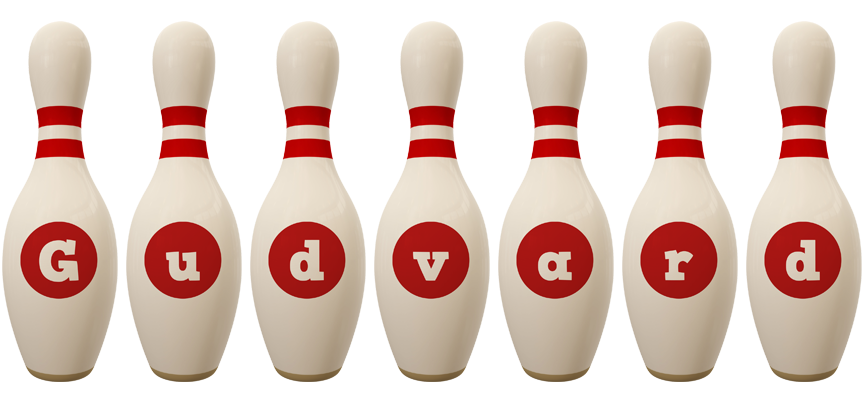 Gudvard bowling-pin logo