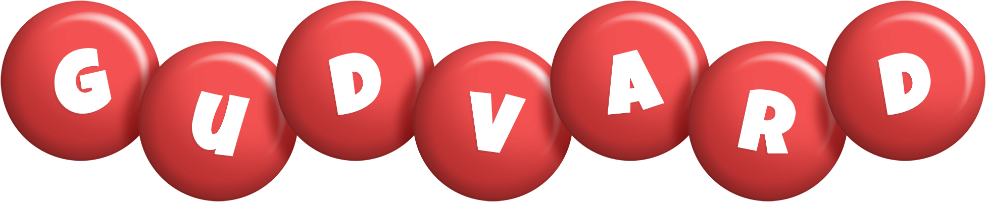 Gudvard candy-red logo