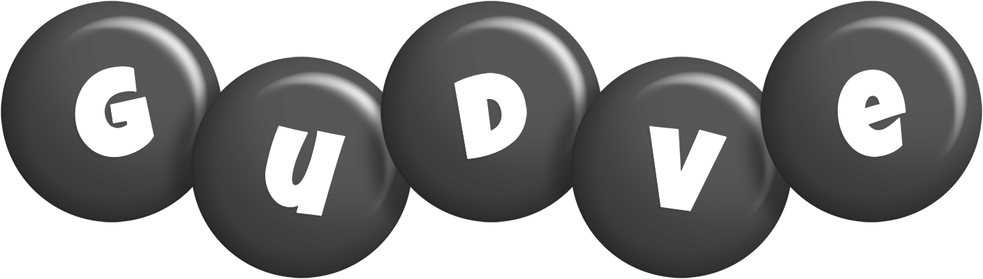 Gudve candy-black logo