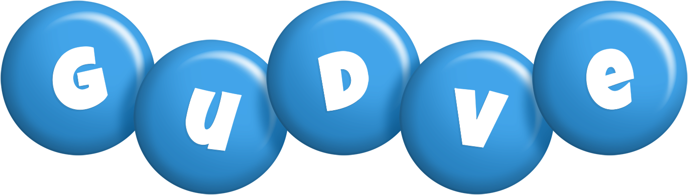 Gudve candy-blue logo