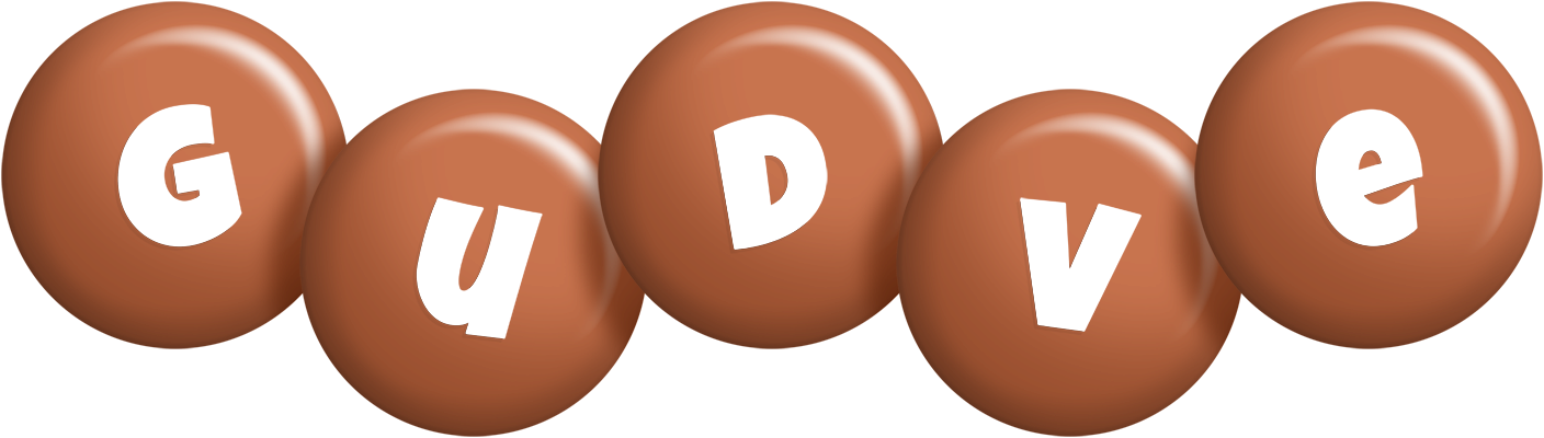 Gudve candy-brown logo