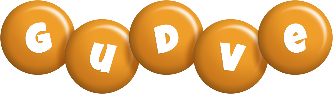 Gudve candy-orange logo