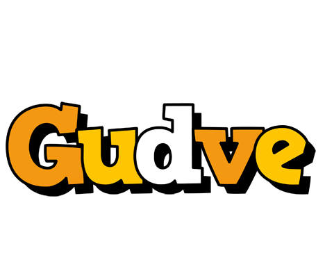 Gudve cartoon logo