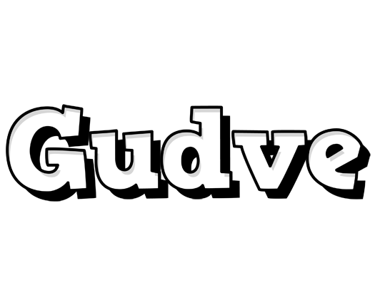 Gudve snowing logo