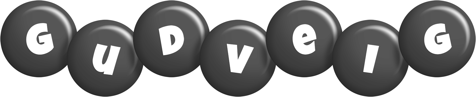 Gudveig candy-black logo