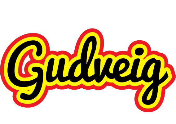 Gudveig flaming logo