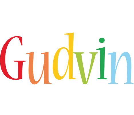 Gudvin birthday logo