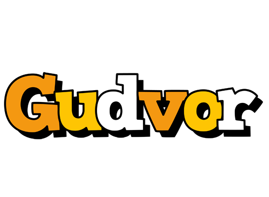 Gudvor cartoon logo