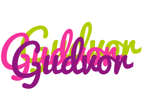 Gudvor flowers logo