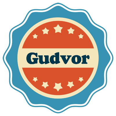 Gudvor labels logo