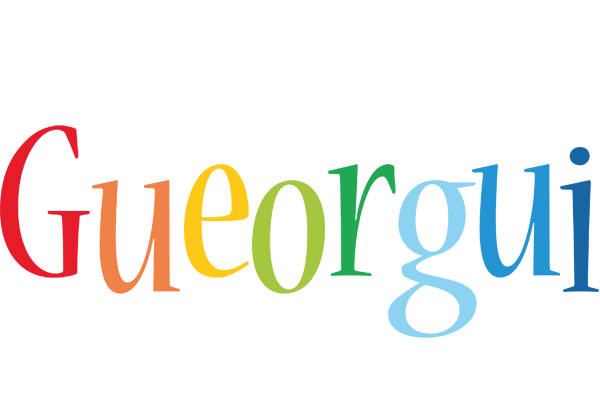 Gueorgui birthday logo