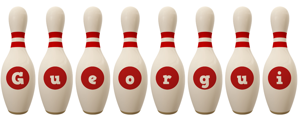 Gueorgui bowling-pin logo