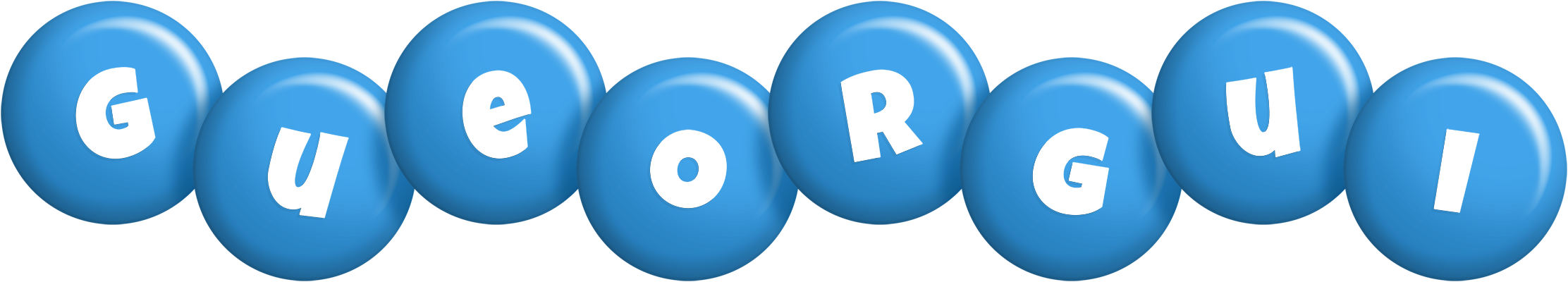 Gueorgui candy-blue logo