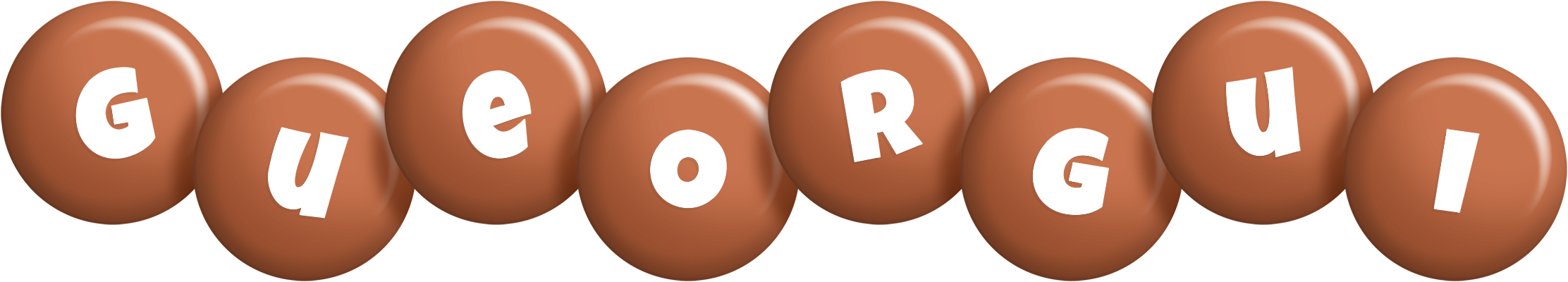 Gueorgui candy-brown logo