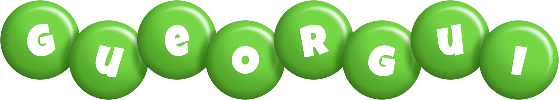 Gueorgui candy-green logo