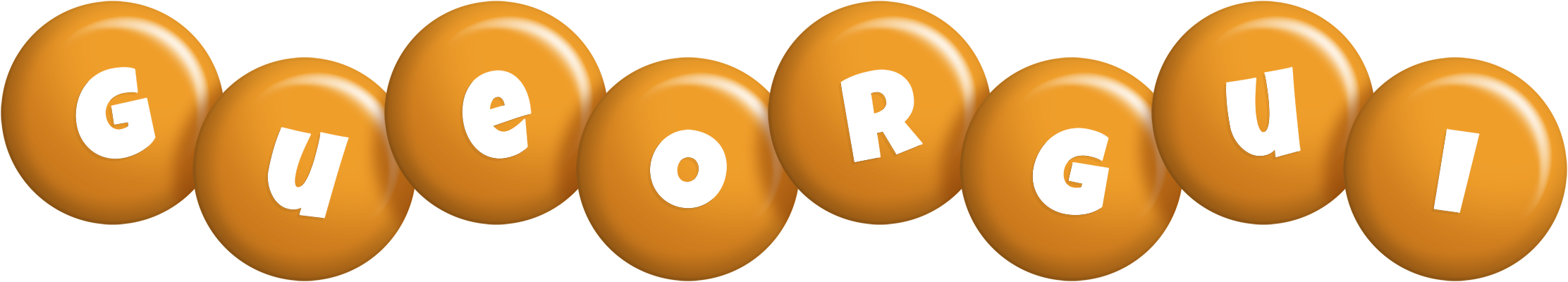 Gueorgui candy-orange logo