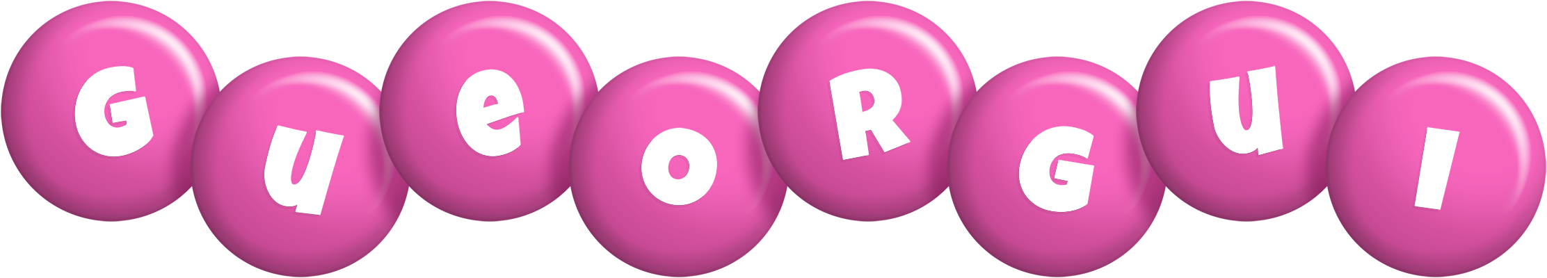 Gueorgui candy-pink logo