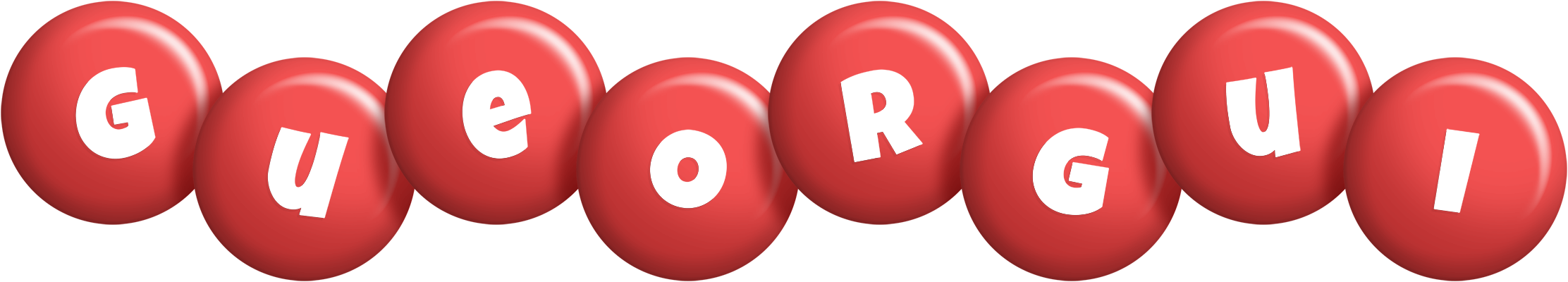 Gueorgui candy-red logo