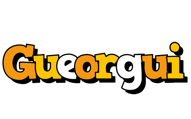 Gueorgui cartoon logo