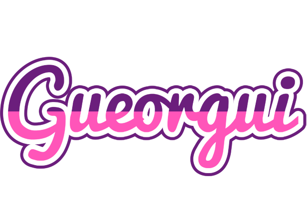 Gueorgui cheerful logo