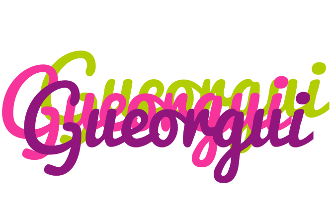 Gueorgui flowers logo