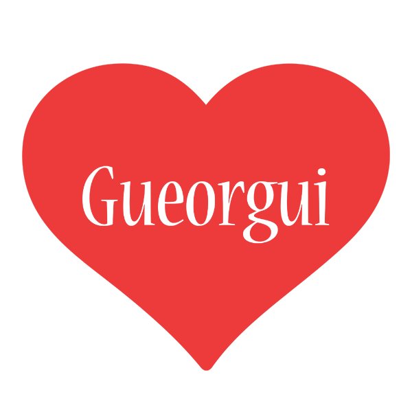 Gueorgui love logo