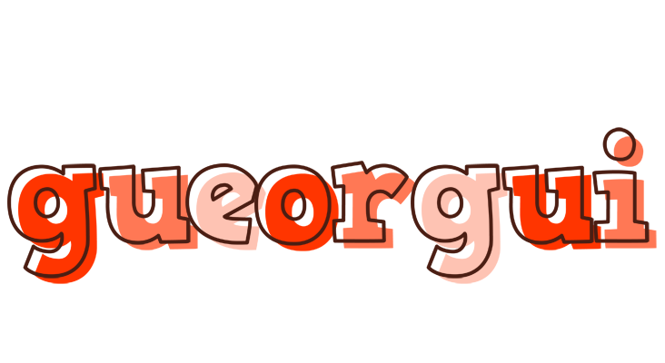 Gueorgui paint logo