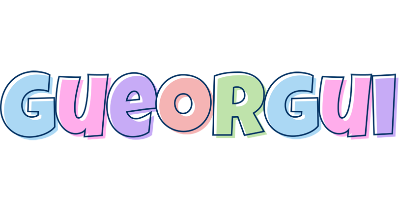 Gueorgui pastel logo