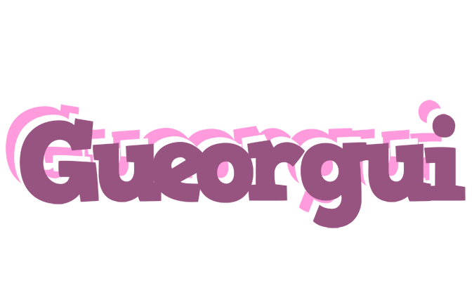 Gueorgui relaxing logo