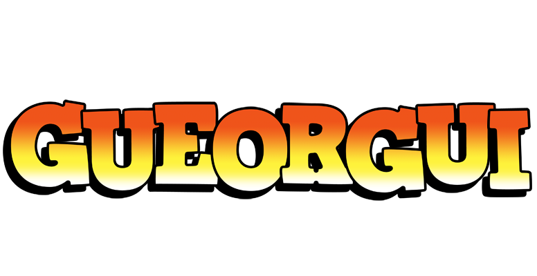 Gueorgui sunset logo