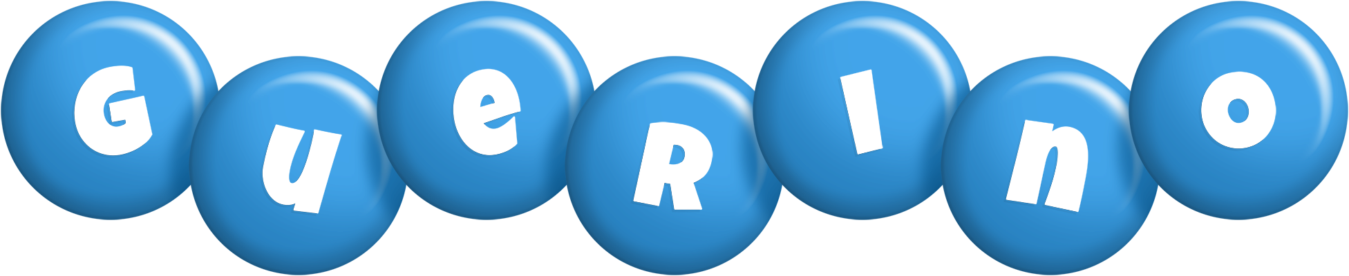 Guerino candy-blue logo