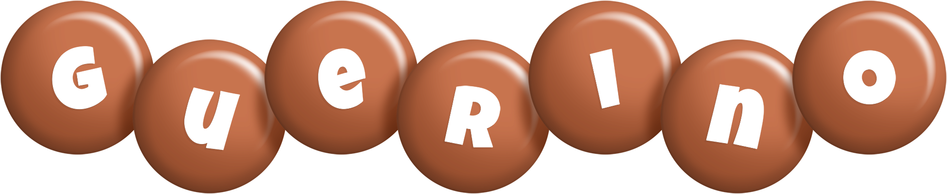 Guerino candy-brown logo