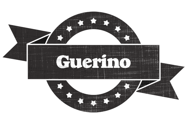 Guerino grunge logo