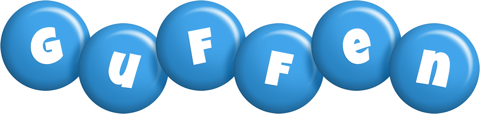 Guffen candy-blue logo