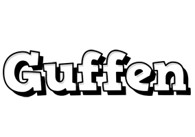 Guffen snowing logo