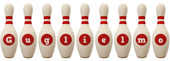 Guglielmo bowling-pin logo