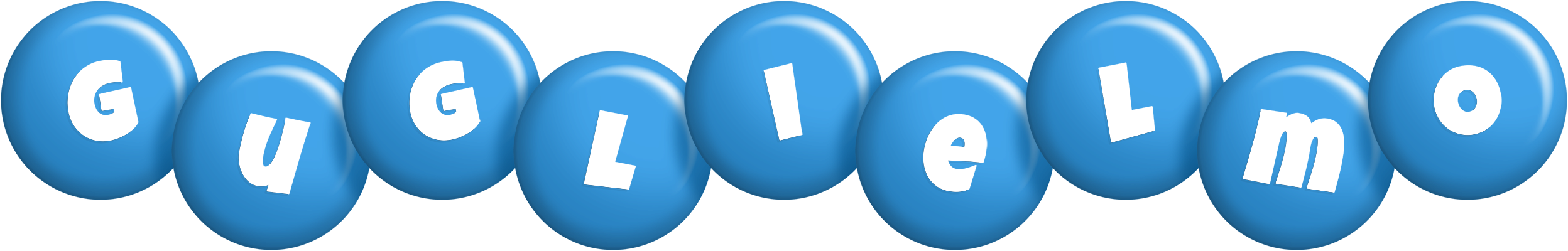 Guglielmo candy-blue logo