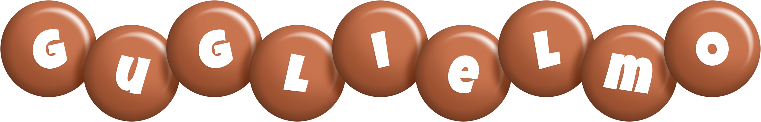 Guglielmo candy-brown logo