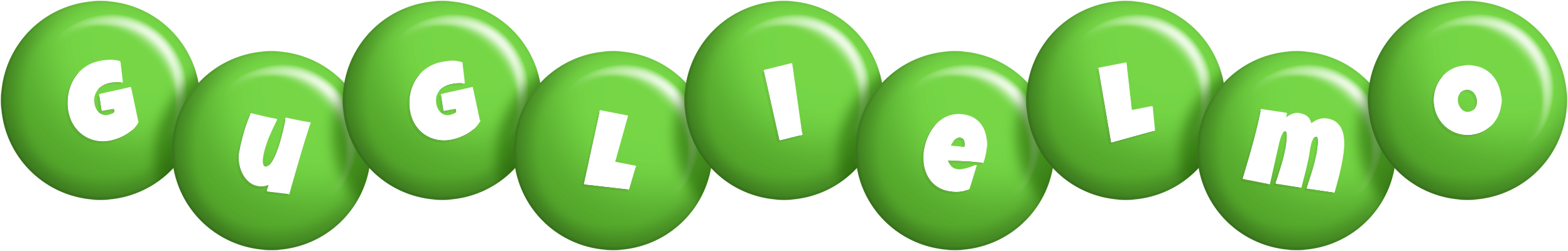 Guglielmo candy-green logo